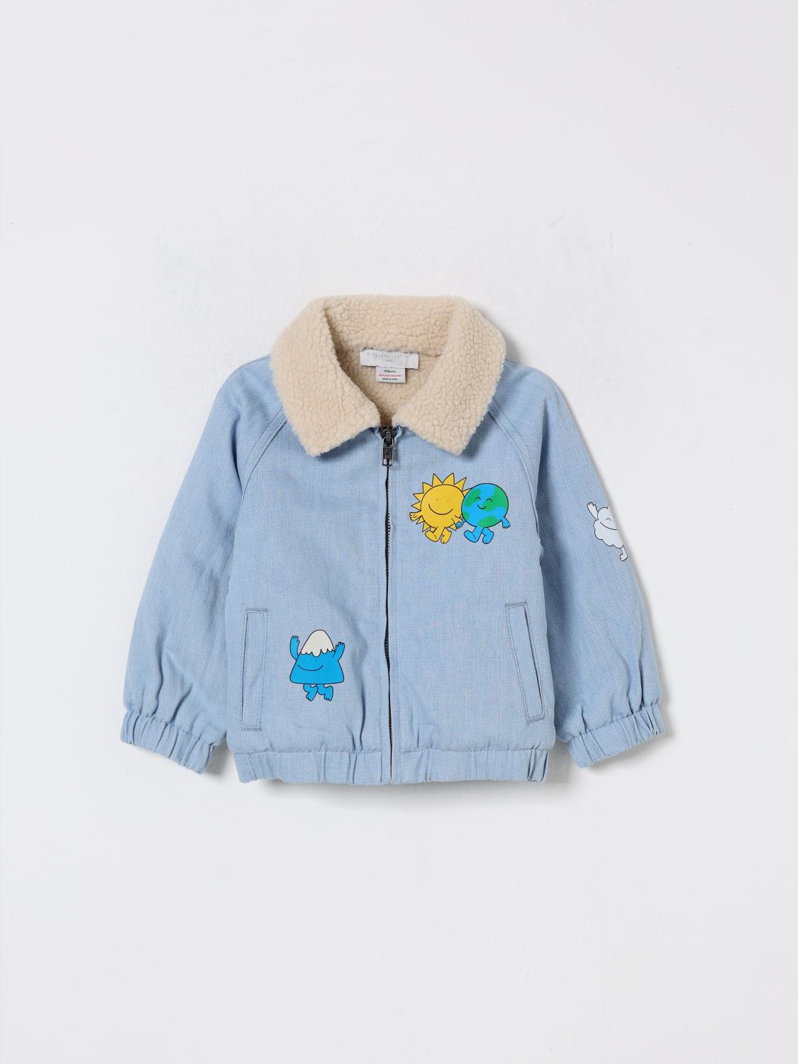 Stella McCartney STELLA MCCARTNEY KIDS Jacket Kids color Stone Washed　STELLA MCCARTNEY KIDS ジャケット キッズカラー ストーンウォッシュ