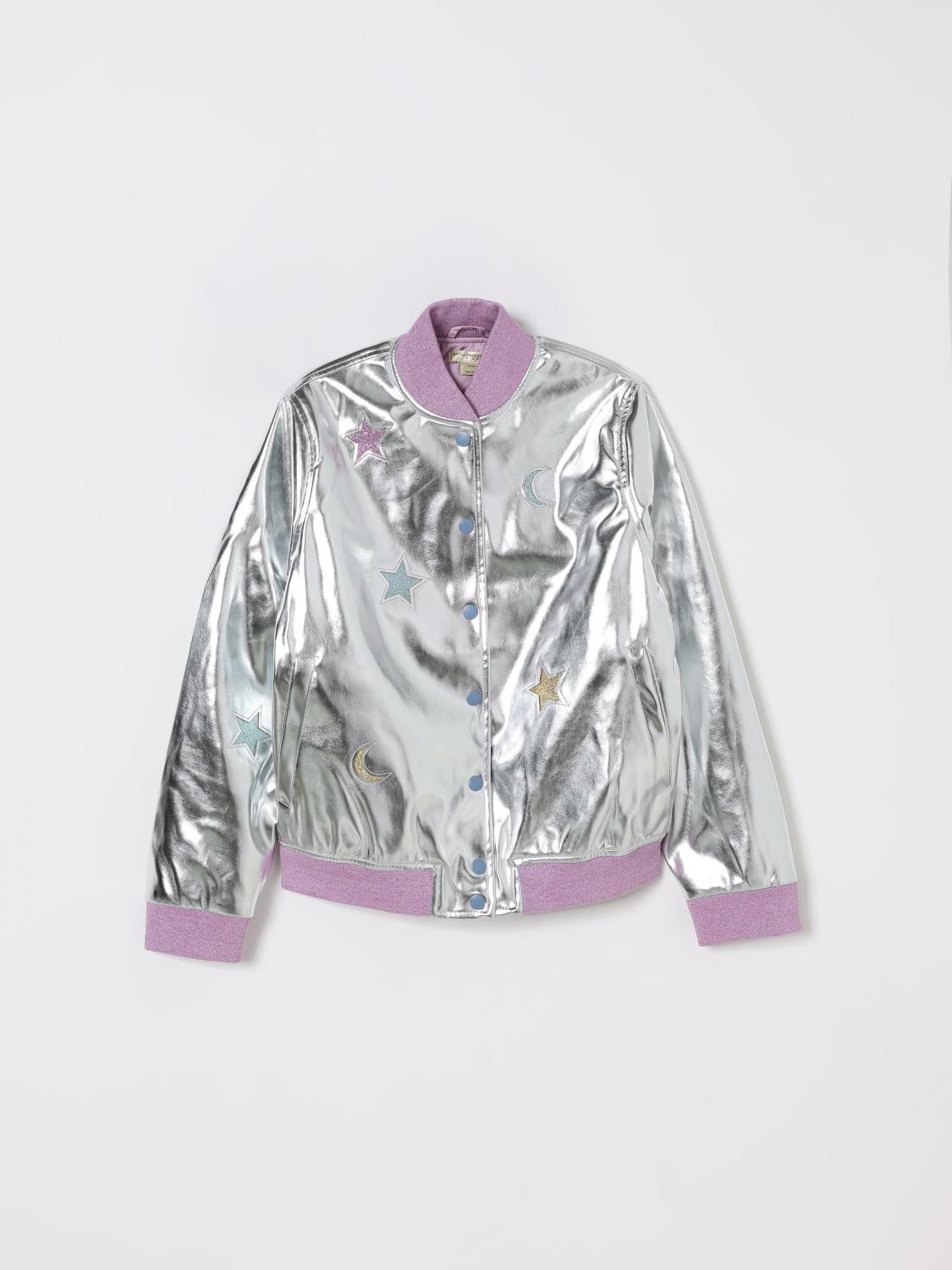 Stella McCartney STELLA MCCARTNEY KIDS Jacket Kids color Silver　STELLA MCCARTNEY KIDS ジャケット キッズカラー シルバー