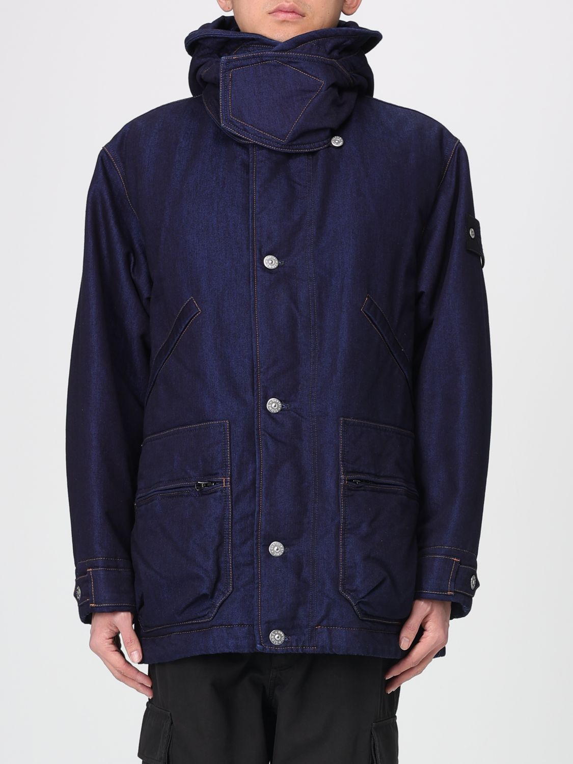 Giacca STONE ISLAND Uomo colore Denim