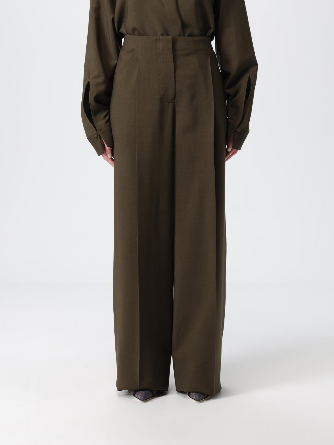 FENDI Pantalone palazzo in lana Merino