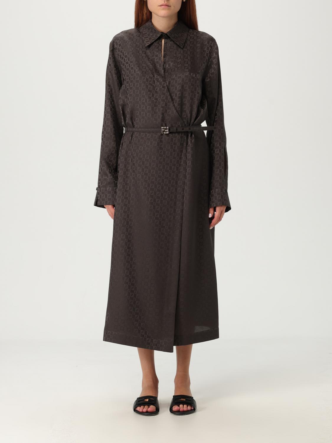 FENDI Abito chemisier in seta