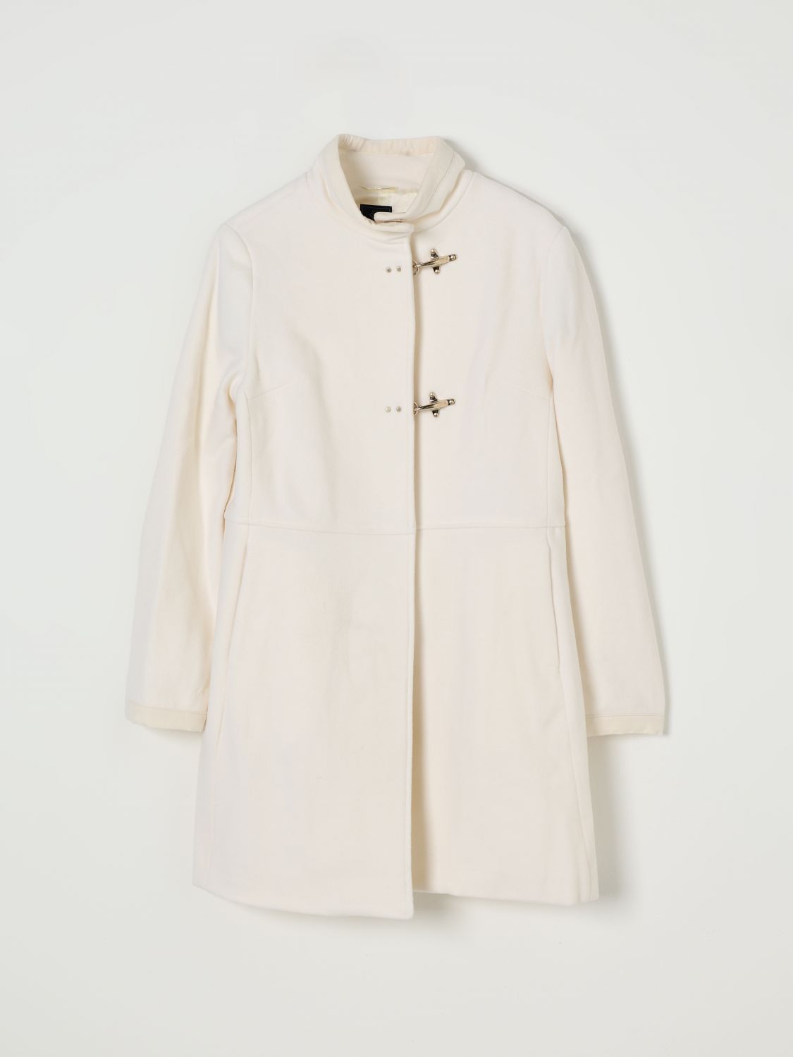 Fay Junior Coat Kids Color Ivory In White