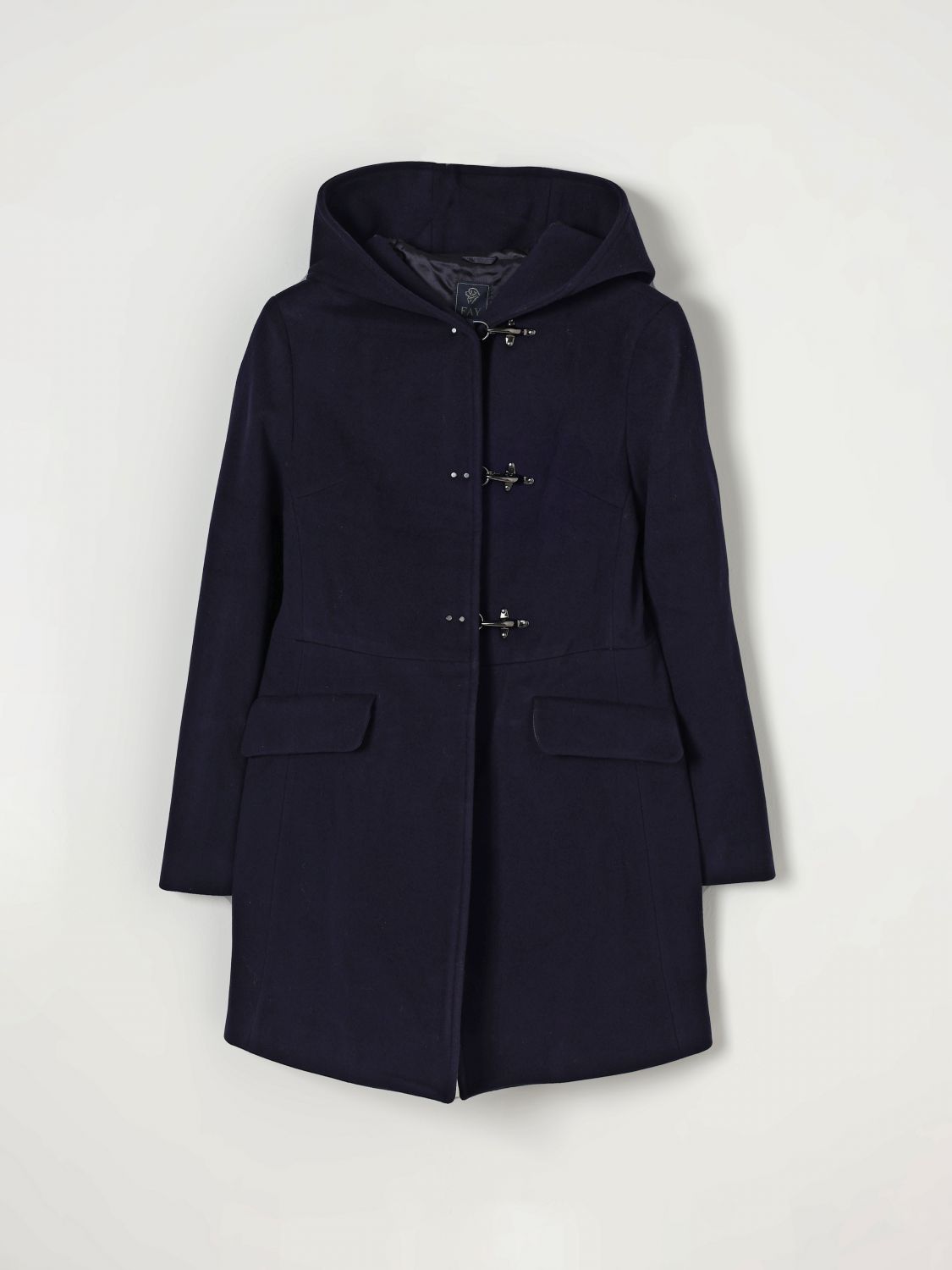 Fay Junior Coat Kids Color Blue In Black