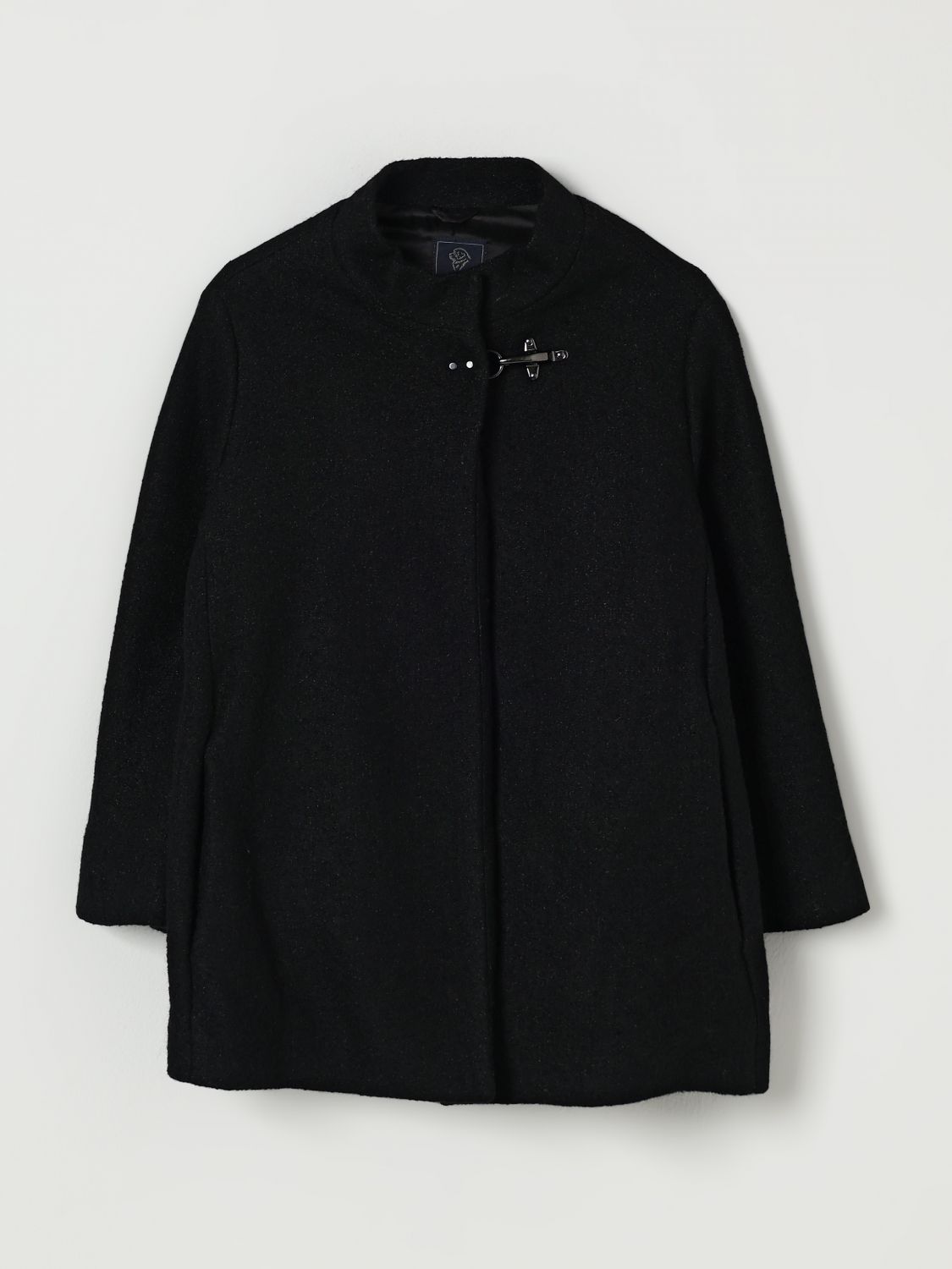 Fay Junior Coat Kids Color Black In Black