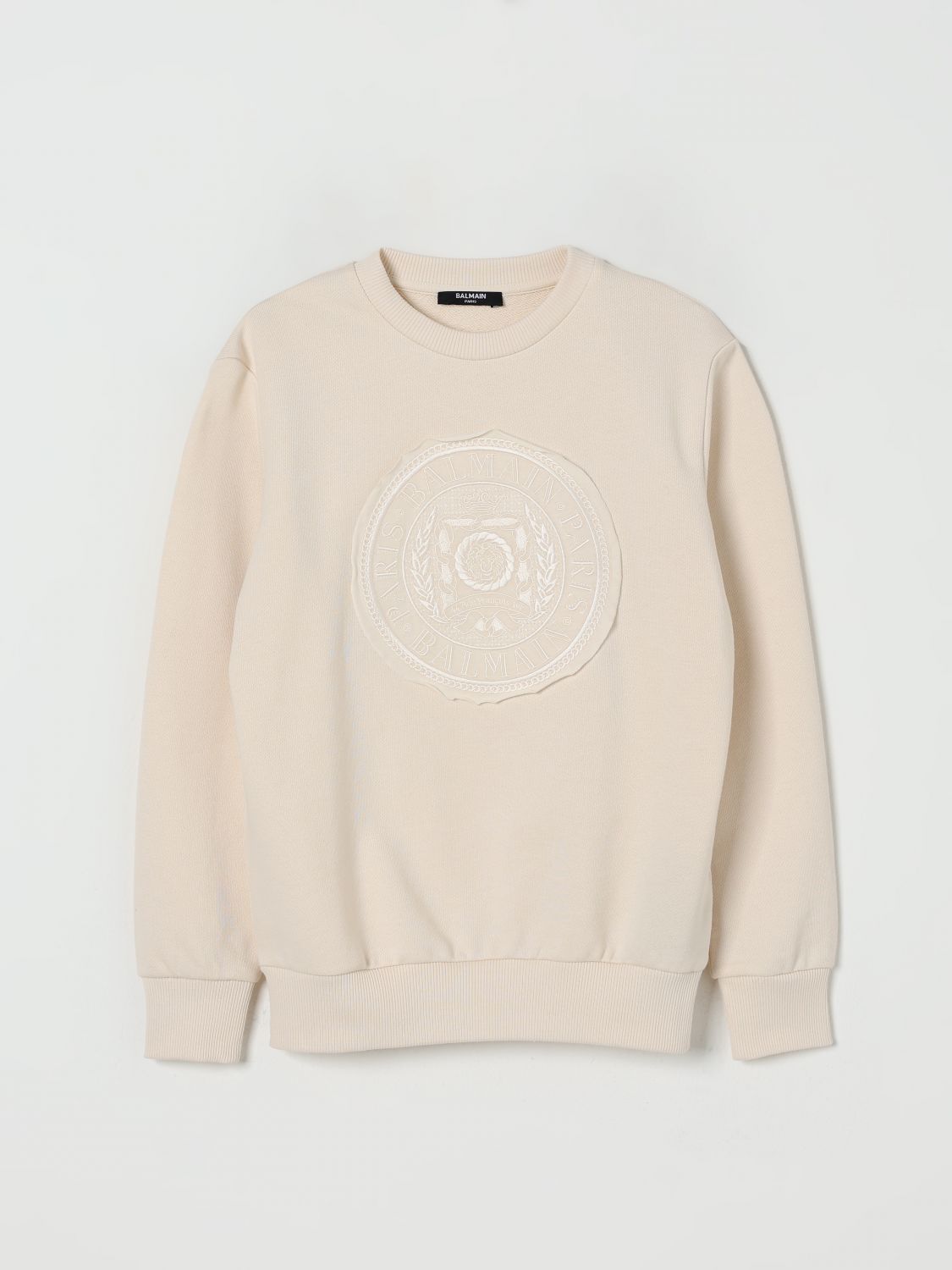 Balmain Sweater  Kids Color Beige In Neutral