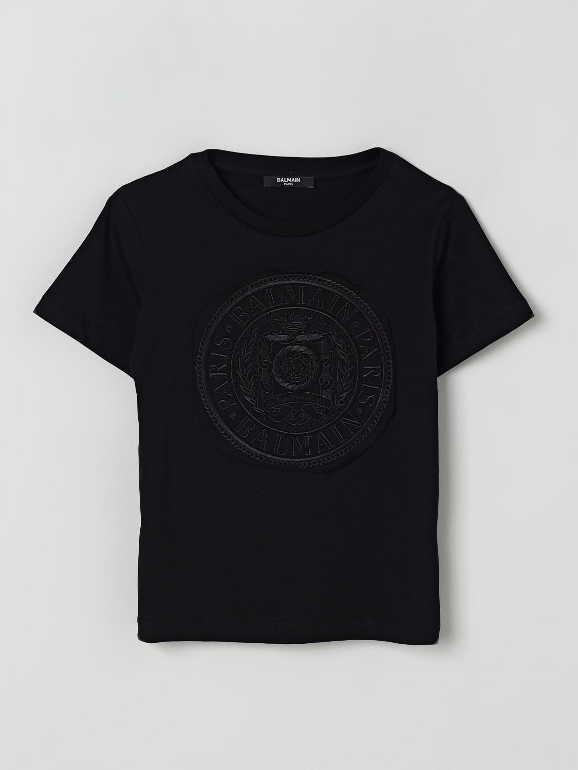 BALMAIN T-Shirt Kinder Farbe Schwarz