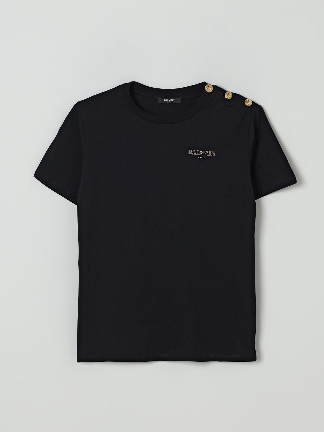 Balmain T-shirt  Kids Color Black