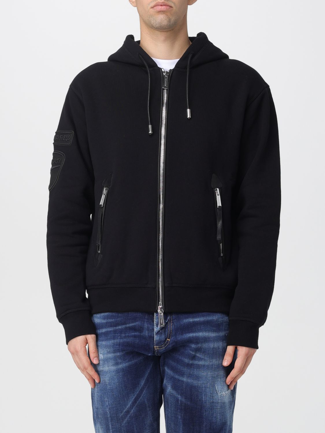 Sweatshirt DSQUARED2 DUCATI Men color Black