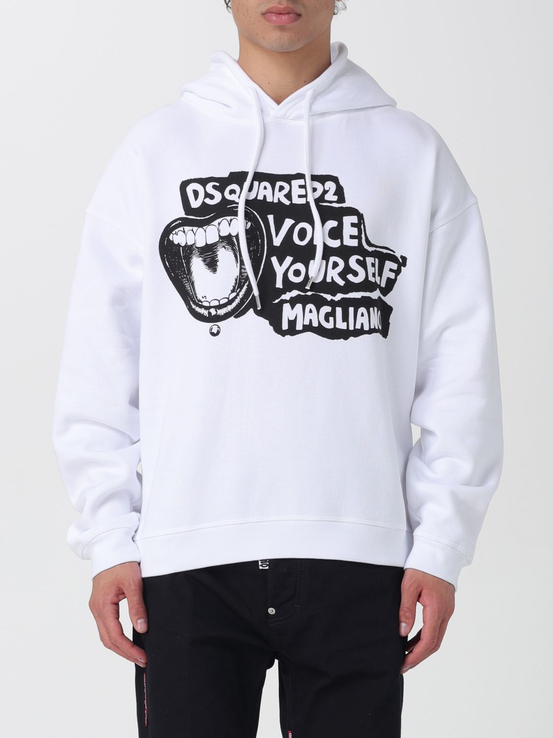 Sweatshirt MAGLIANO X DSQUARED2 Men color White