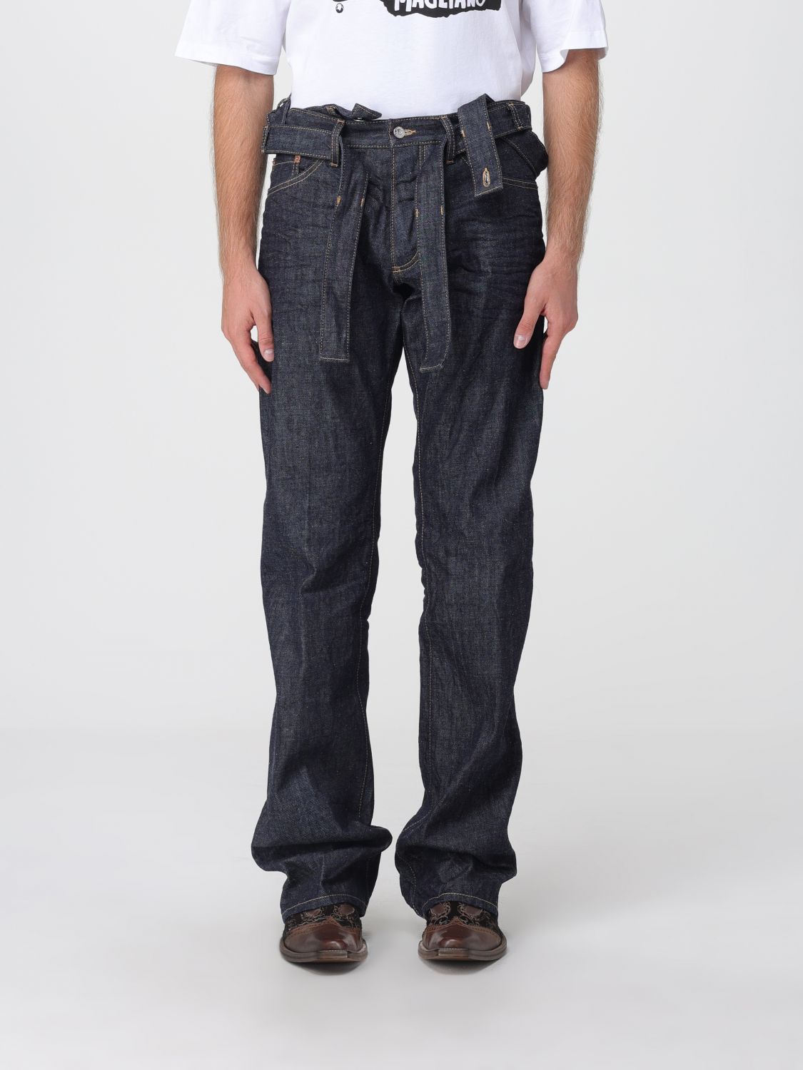 Jeans MAGLIANO X DSQUARED2 Men color Denim