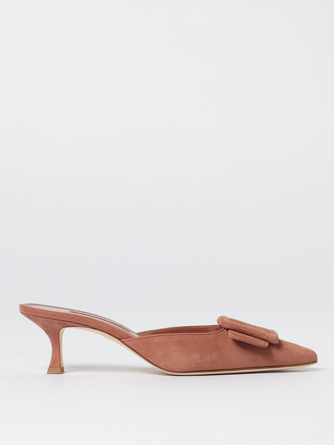 Manolo Blahnik Shoes  Woman Color Camel In Brown