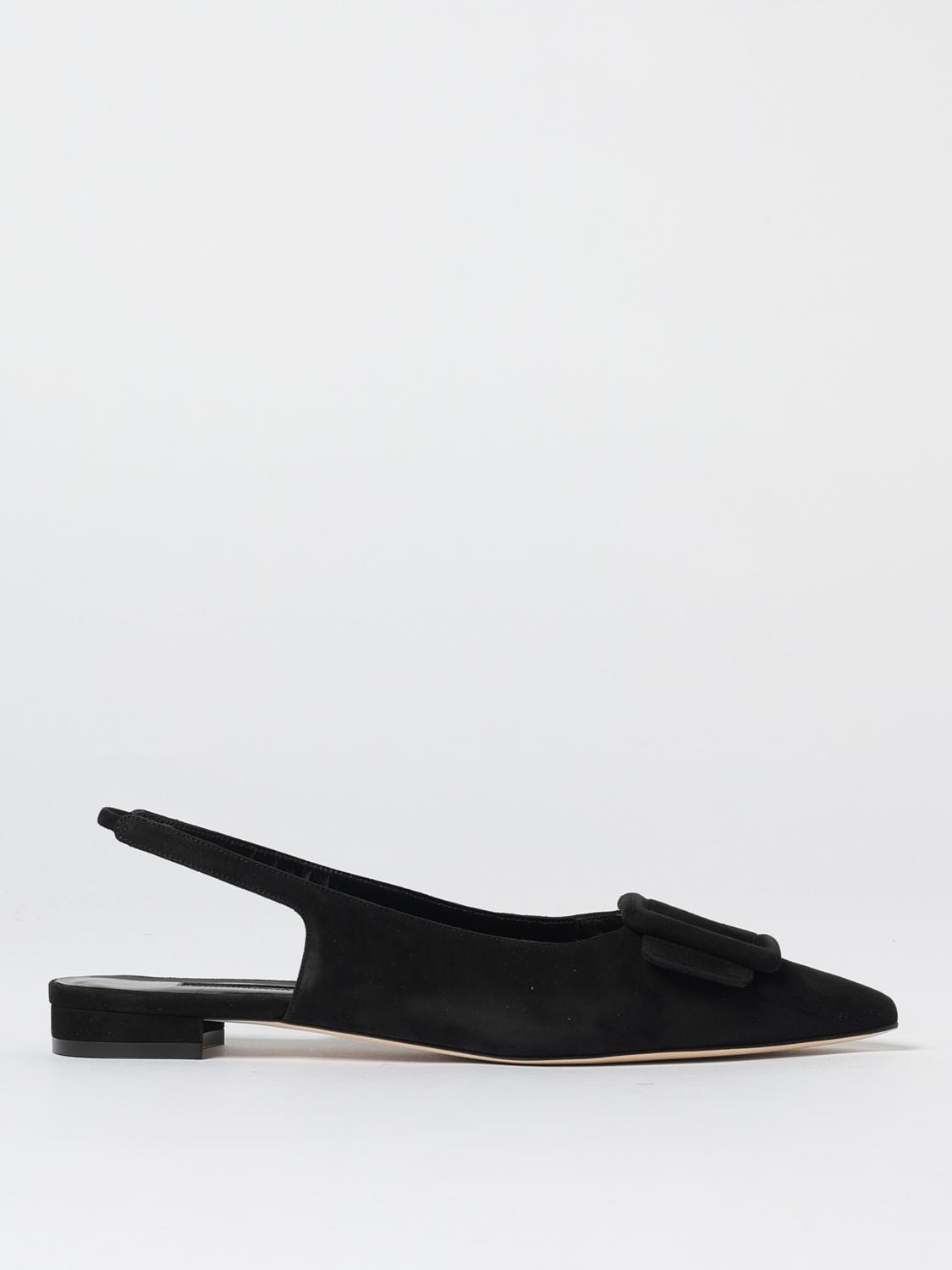 Manolo Blahnik Shoes  Woman Color Black In Black