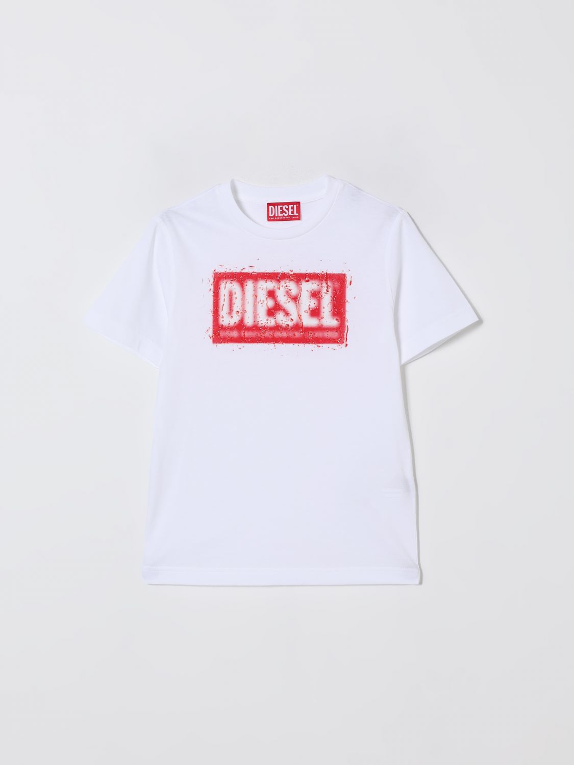 Diesel T-shirt Kids Color White In White