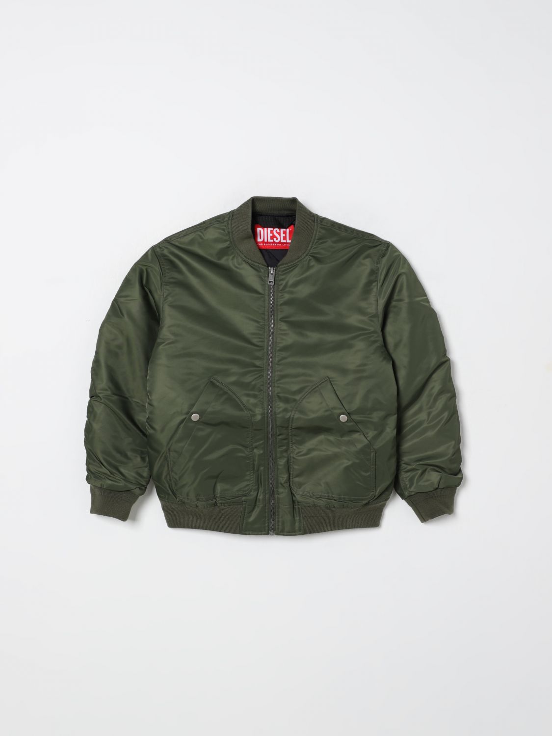 DIESEL children's jacket color olive