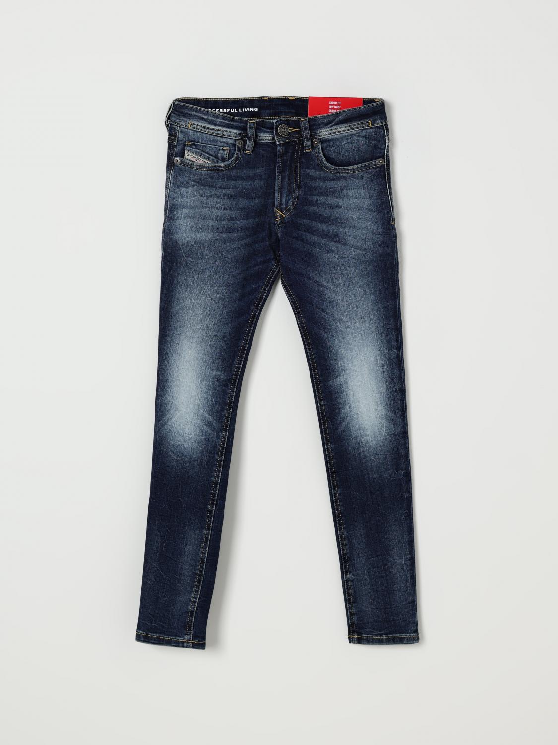 Diesel Jeans  Kids Color Denim In Blue