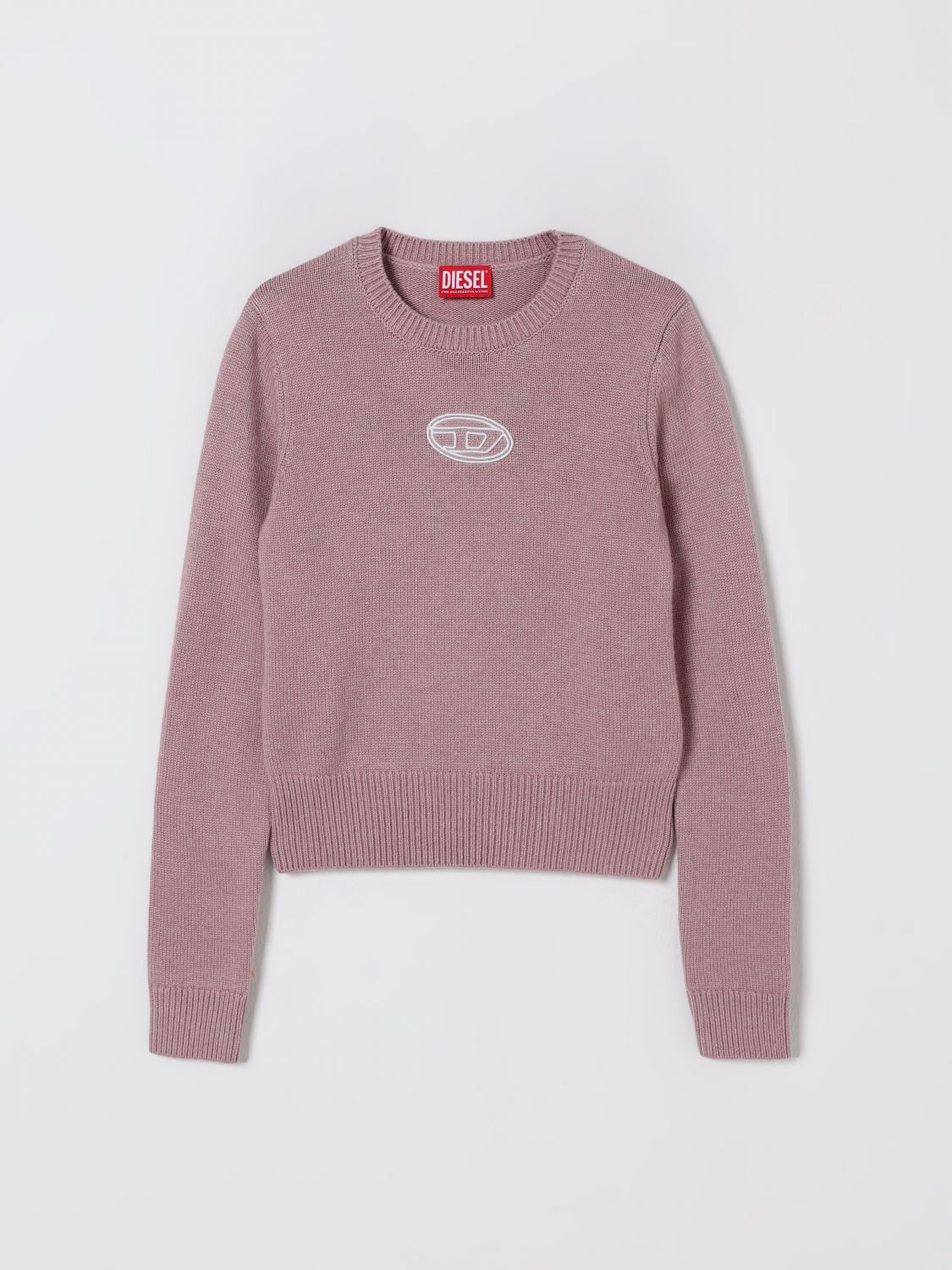 Diesel Sweater Kids Color Blush Pink In Pink