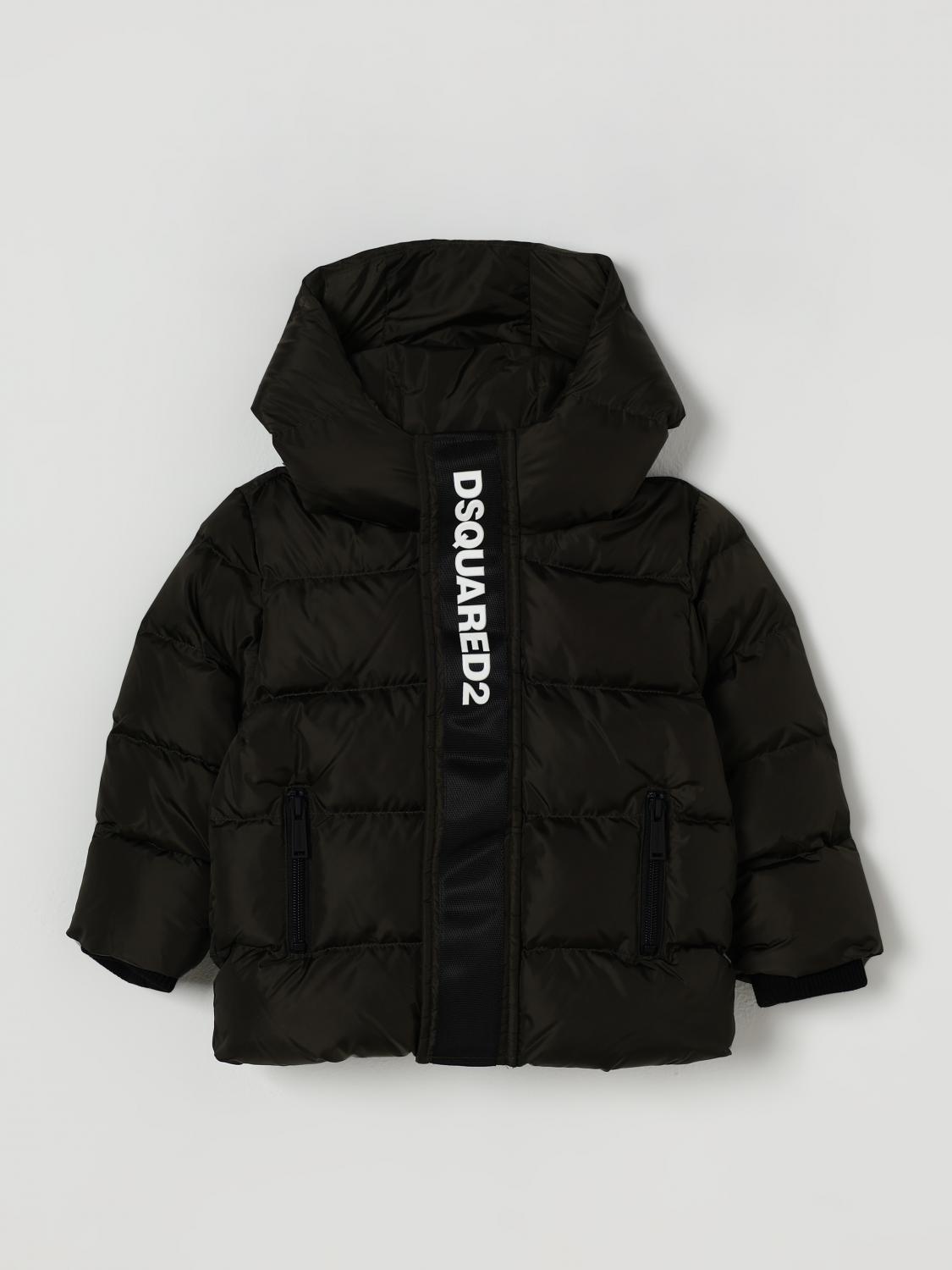 Dsquared2 Hooded Puffer Jacket In Green