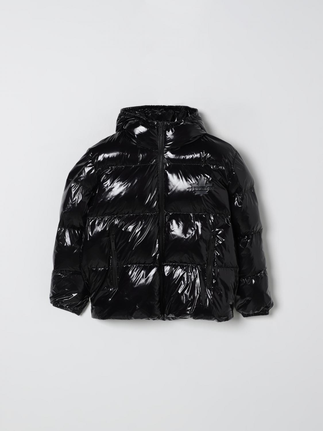 Dsquared2 Jacket Kids Color Black In Black
