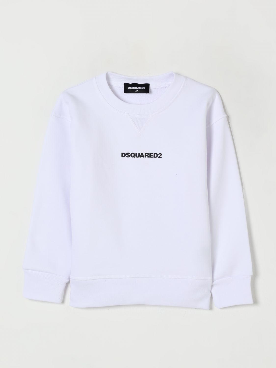 Dsquared2 Sweater Kids Color White In Gray