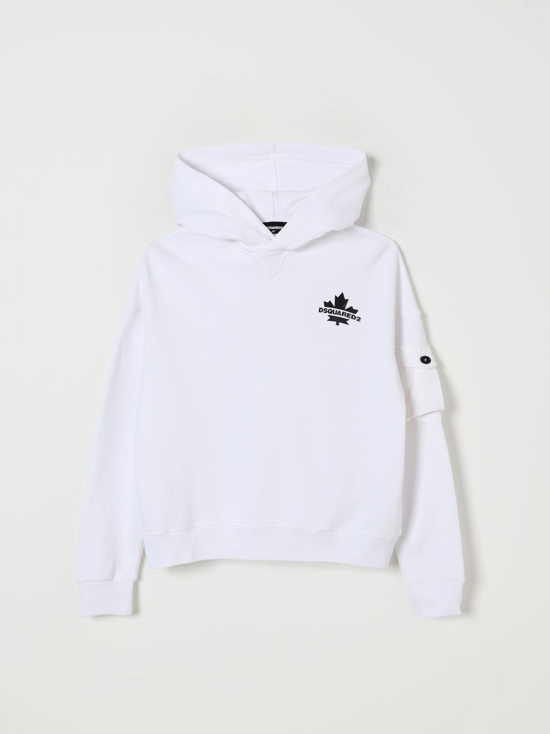 Dsquared2 Sweater Kids Color White In White