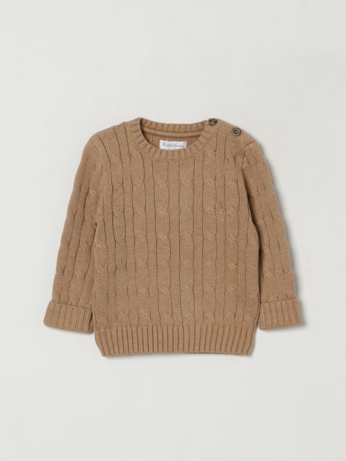 Polo Ralph Lauren Sweater Kids Color Beige In Brown