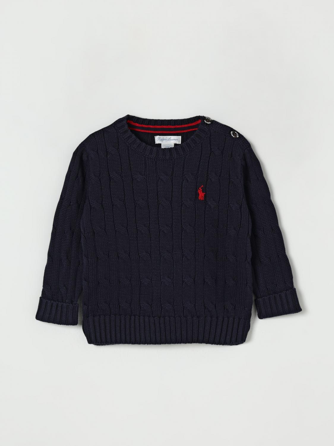Polo Ralph Lauren Sweater Kids Color Navy In Black