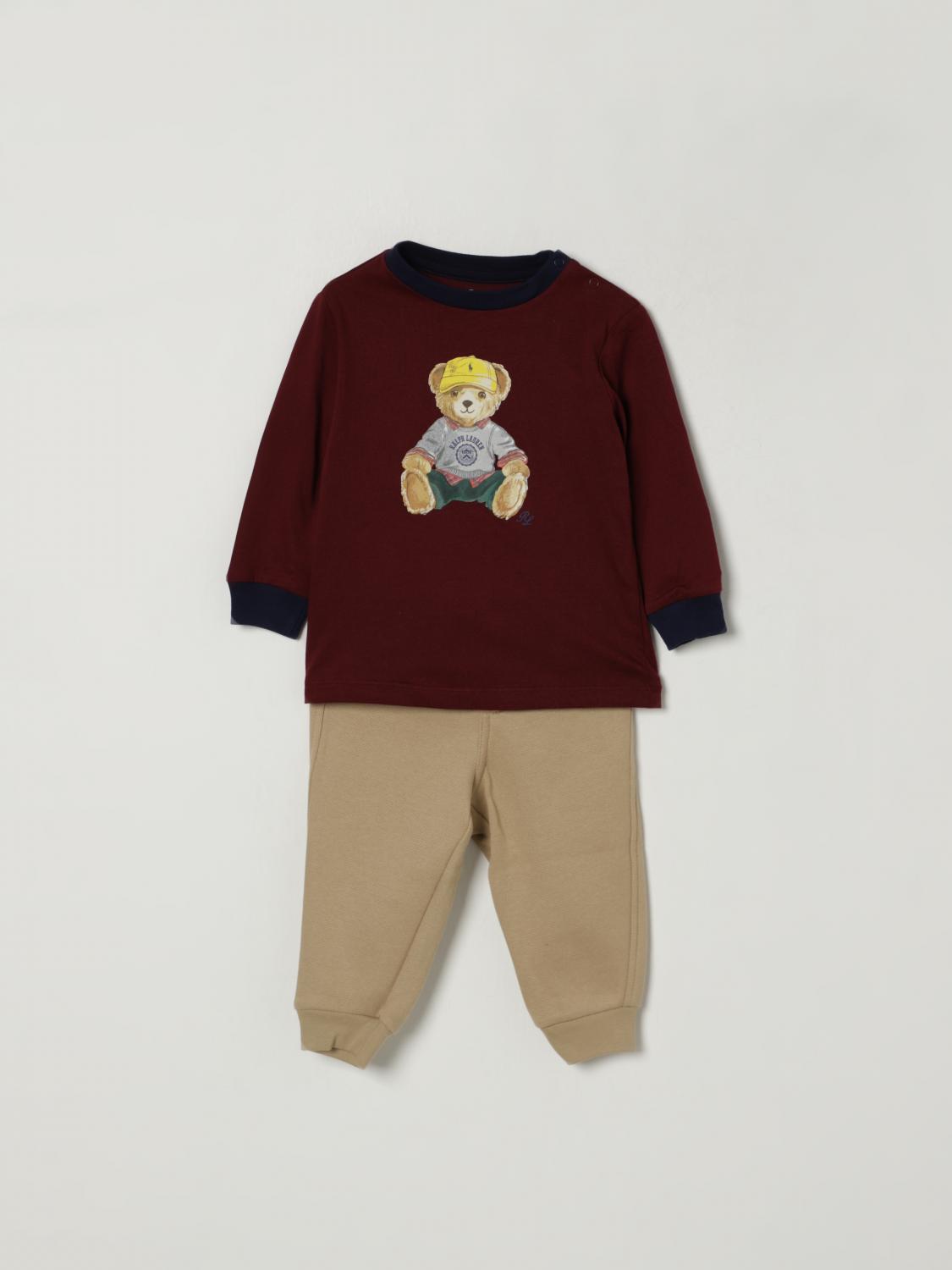 Polo Ralph Lauren Jumpsuit  Kids Color Burgundy In Multi