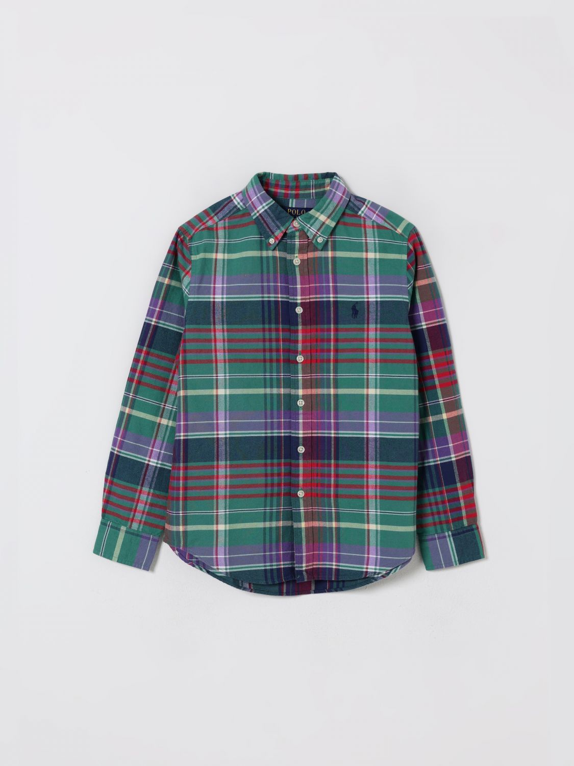 POLO RALPH LAUREN Hemd Kinder Farbe Grün