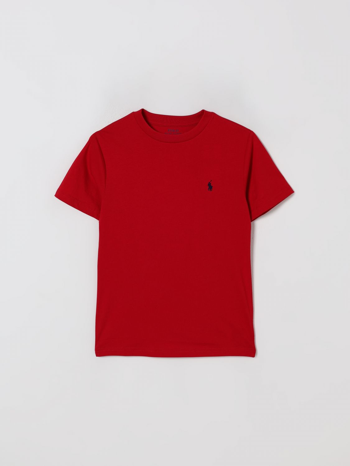 Polo Ralph Lauren Cotton With Logo T-shirt In Red