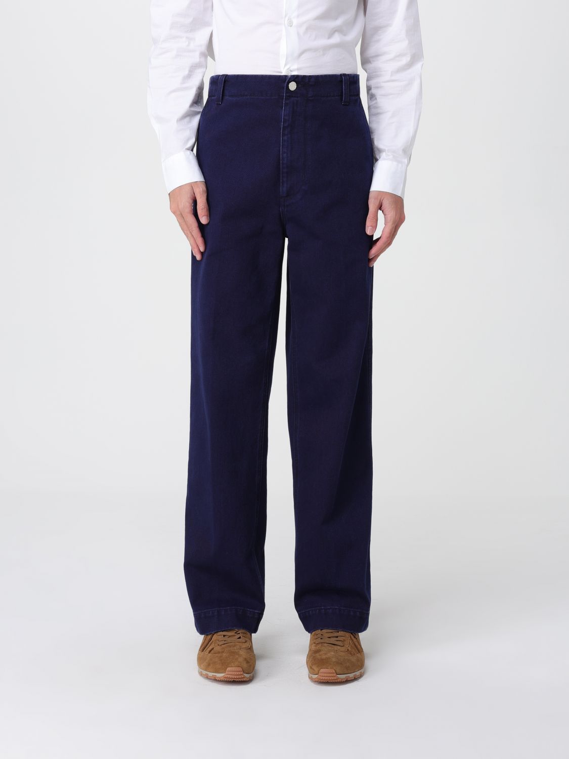 GUCCI Pantalone chino in denim délavé