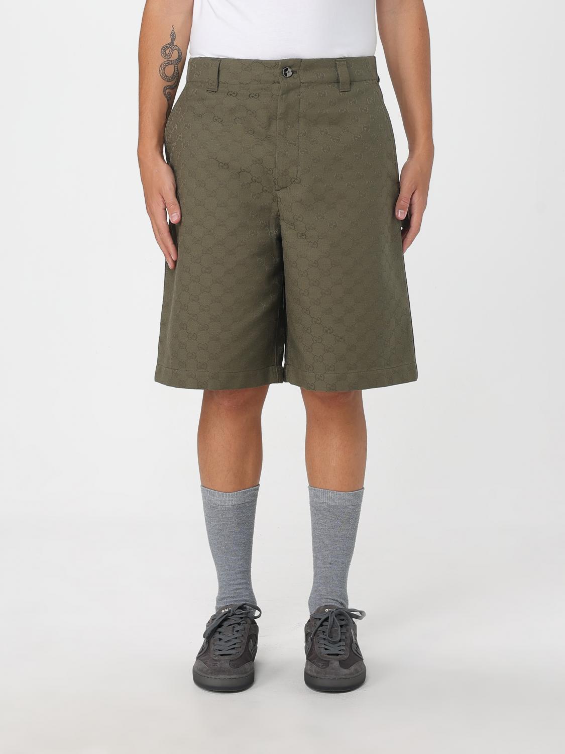 GUCCI Shorts Herren Farbe Grün