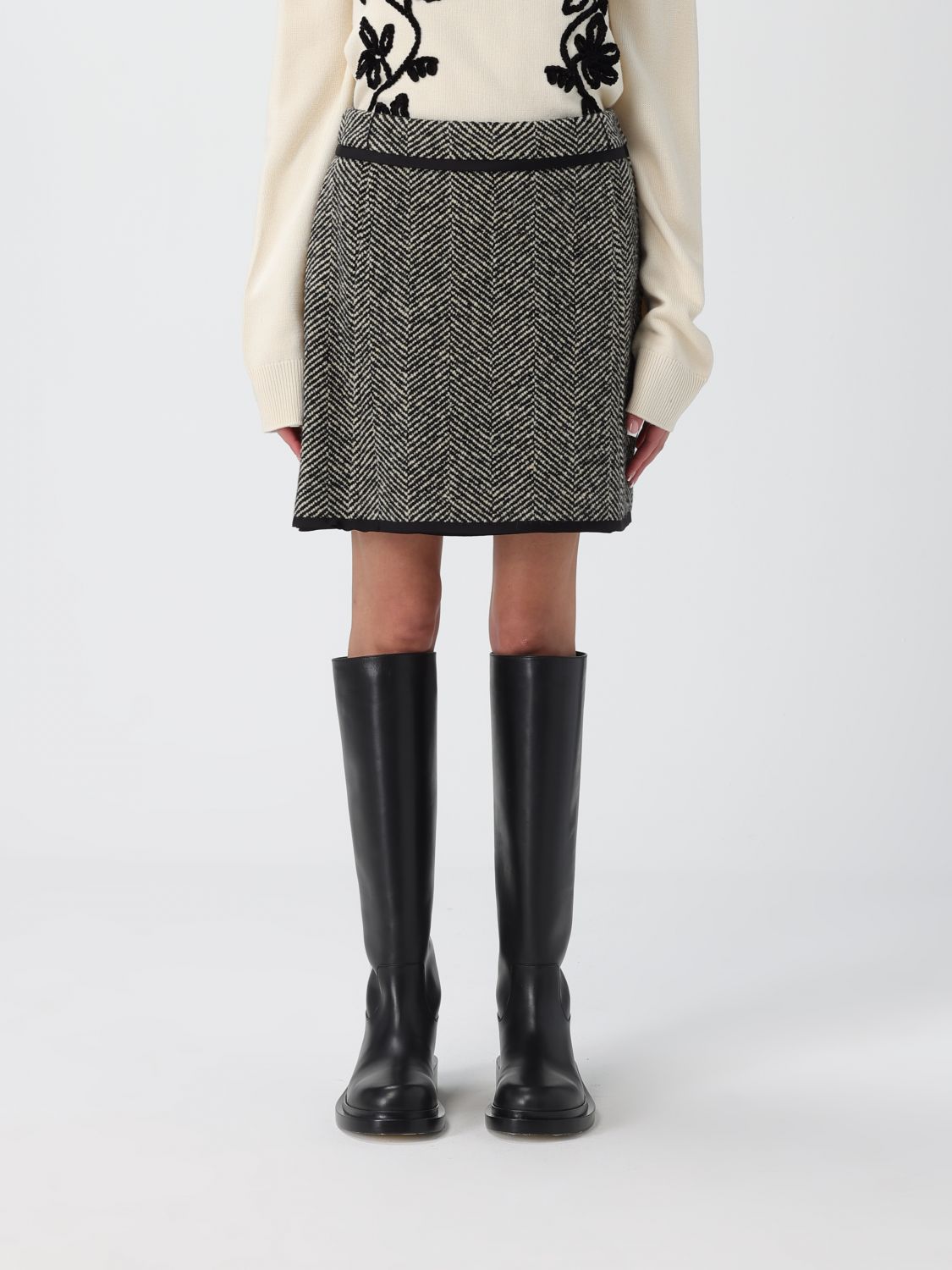 Jil Sander Skirt  Woman Color Military In Gray
