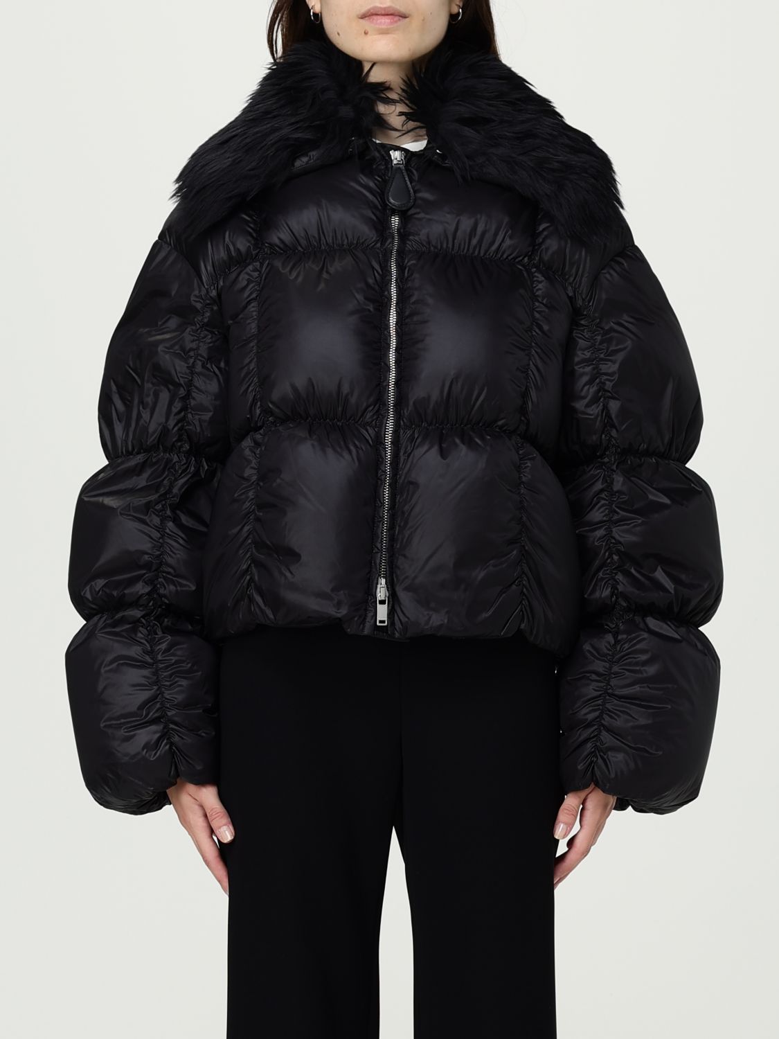 Jil Sander Coats Blacks And Greys In Black