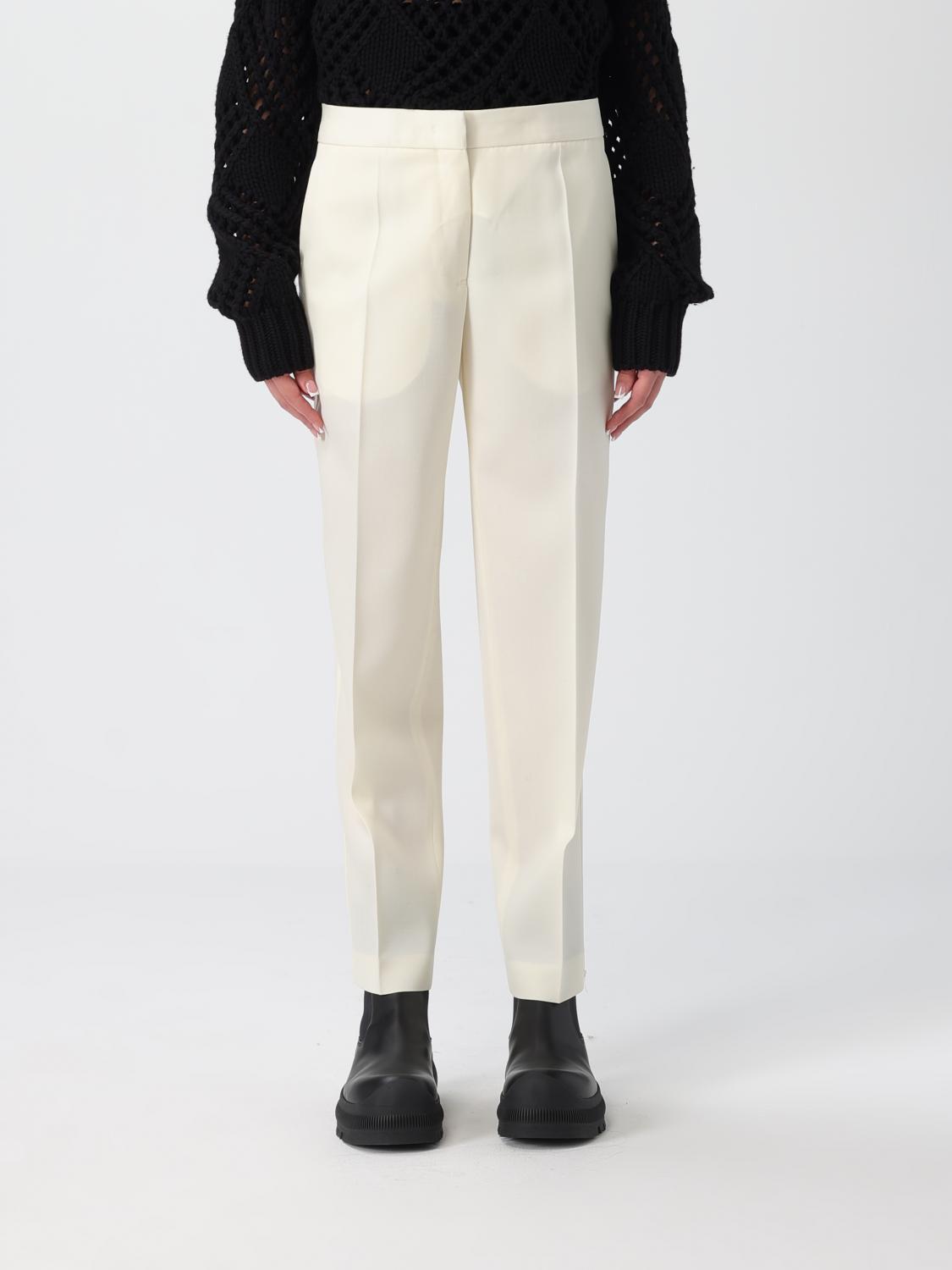 Jil Sander Pants  Woman Color Ecru In White