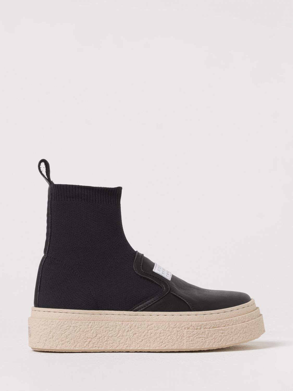 MM6 MAISON MARGIELA Sneakers in pelle e maglia stretch