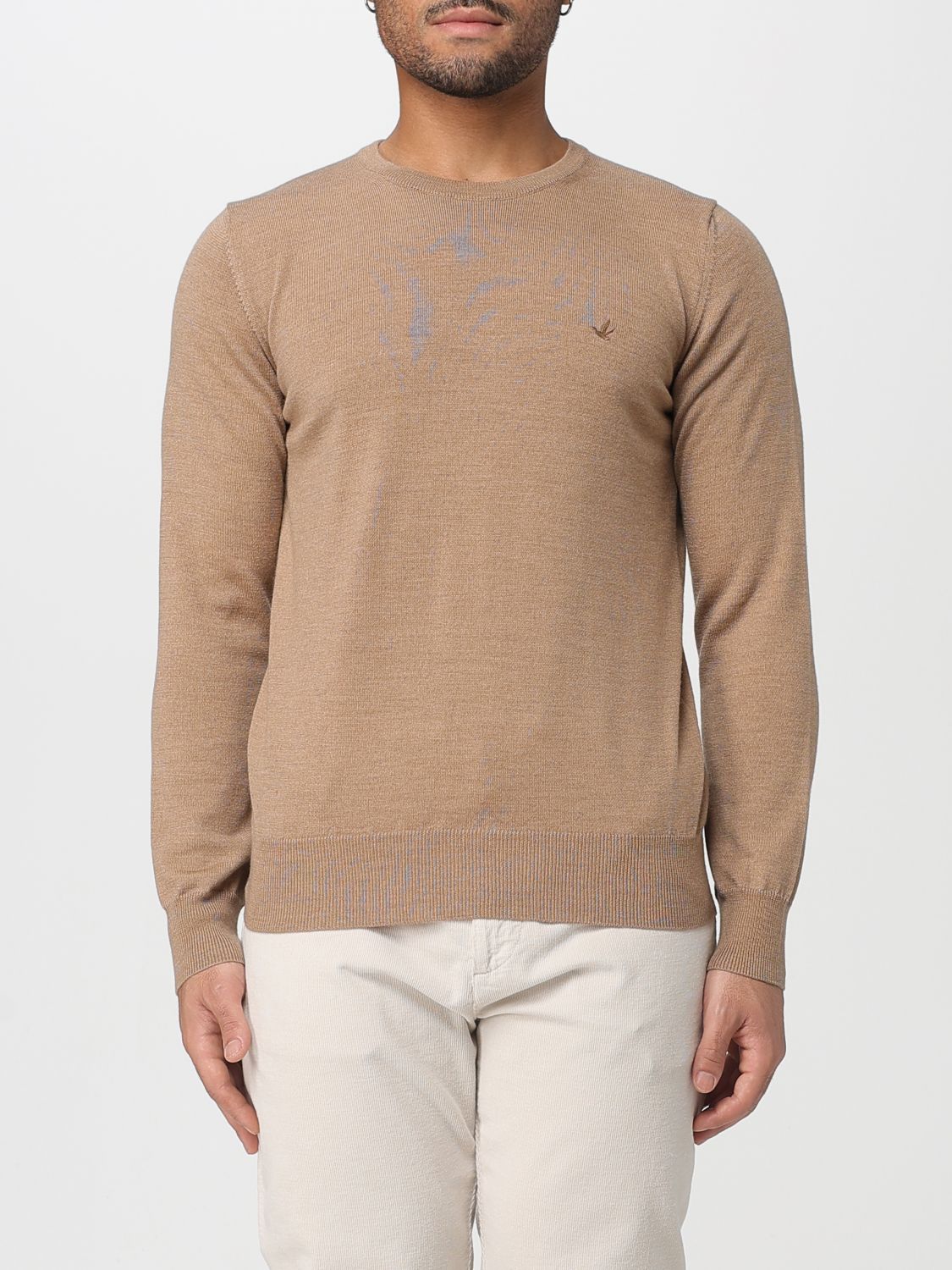 Brooksfield Sweater  Men Color Camel In Brown