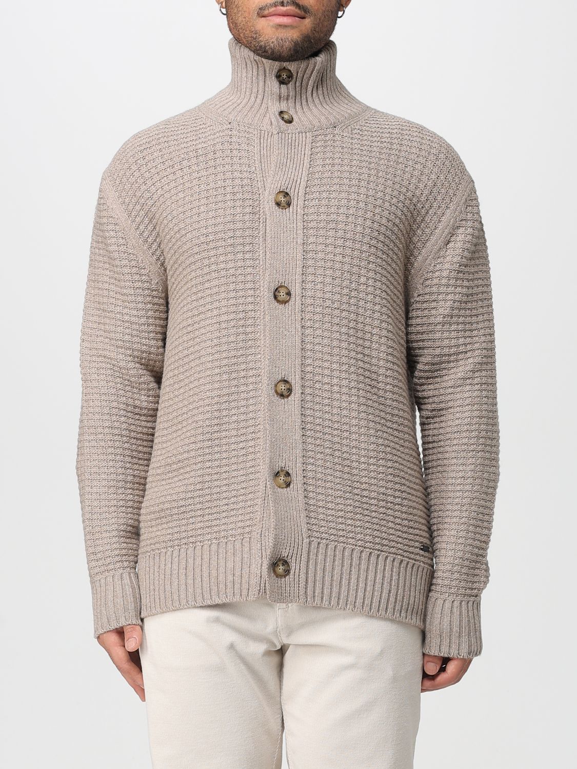 Brooksfield Sweater Men Color Ivory In White