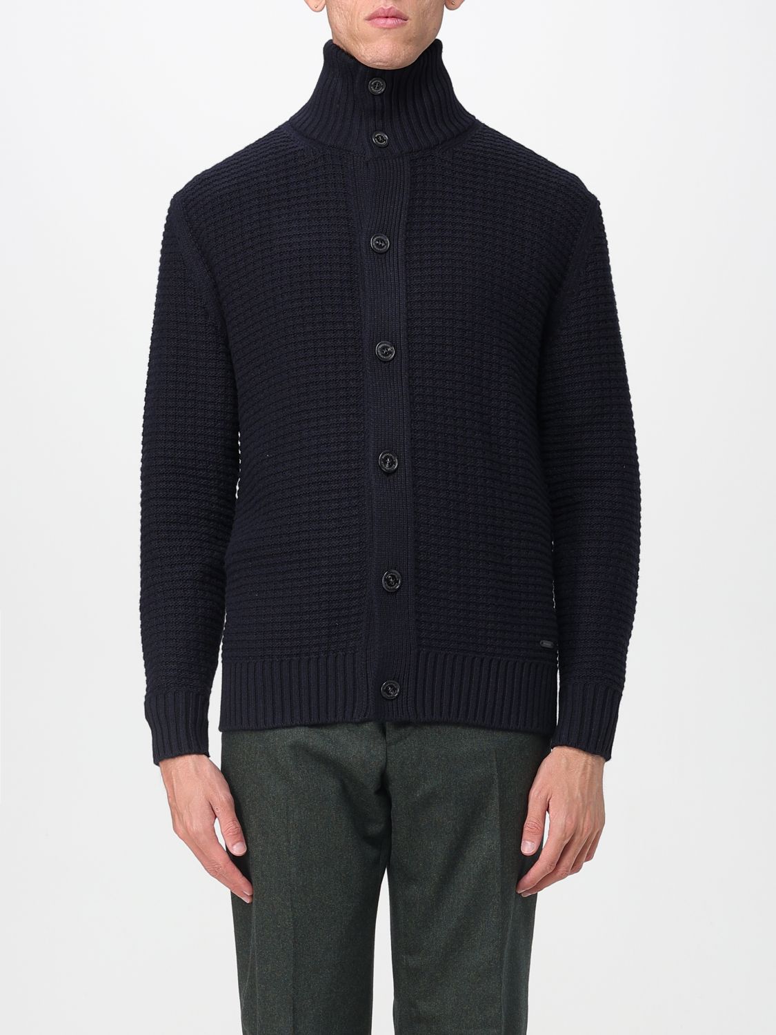 Brooksfield Sweater Men Color Navy In Black