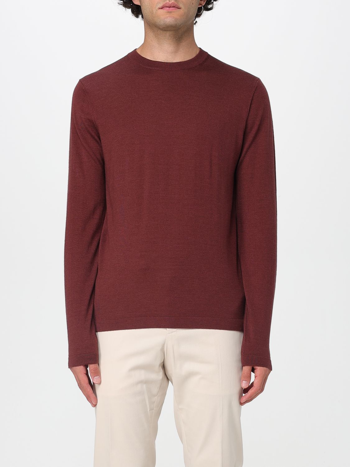 Brooksfield Sweater  Men Color Burgundy In Red