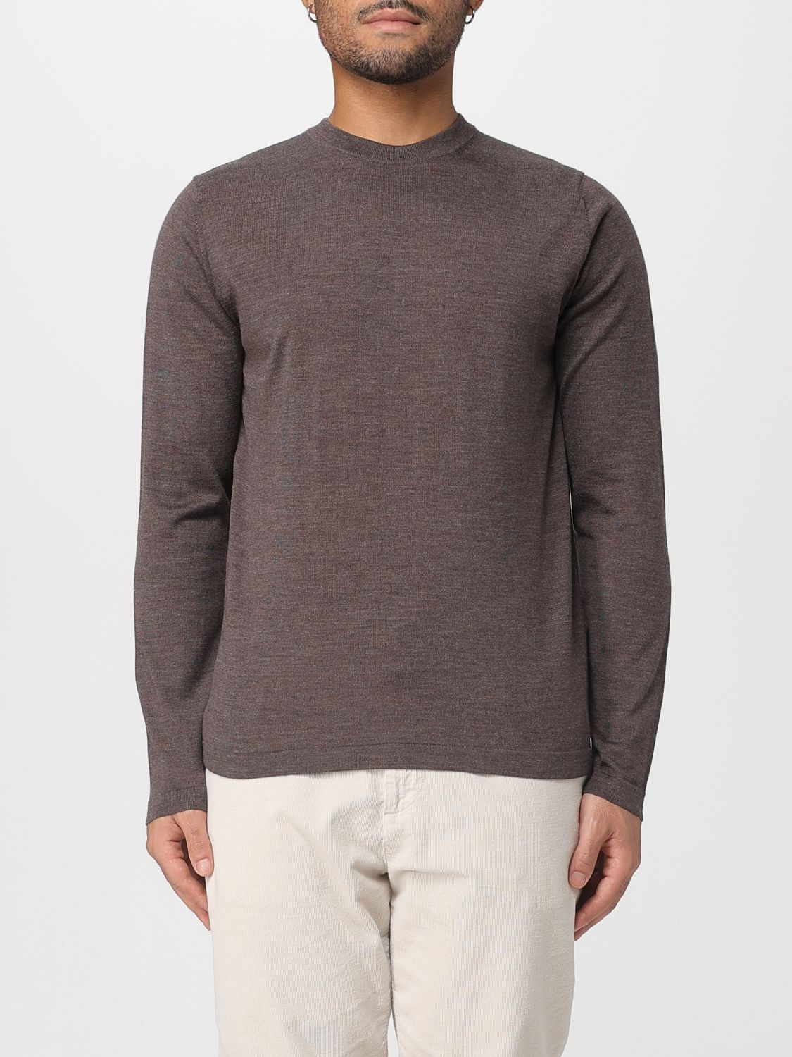 Brooksfield Sweater Men Color Dove Grey In Gray