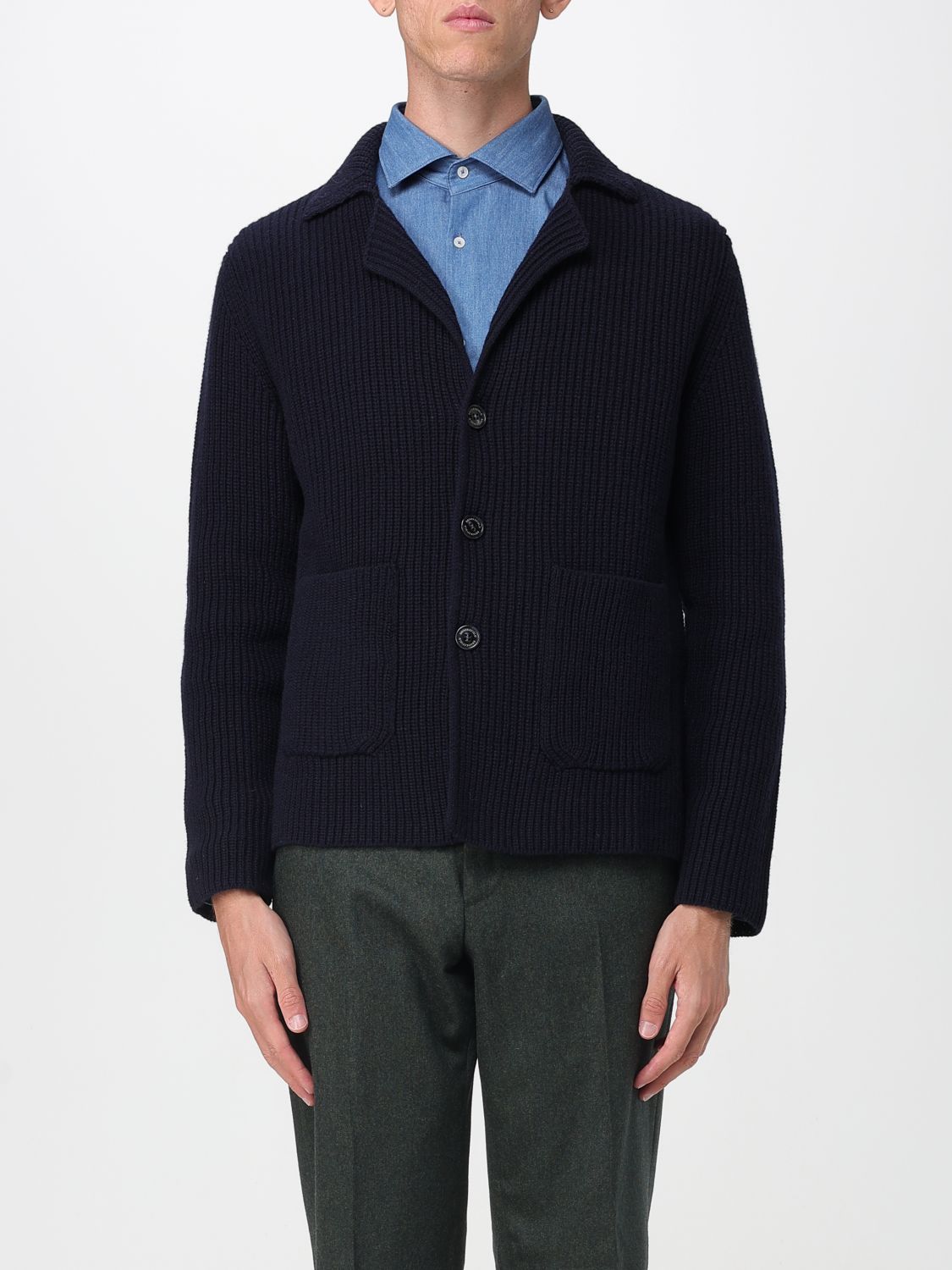 Brooksfield Blazer Men Color Blue In Black