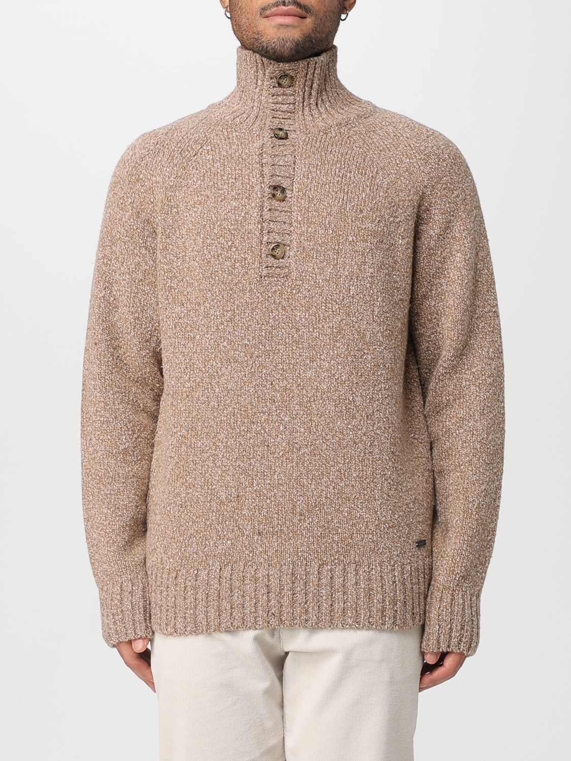 Brooksfield Sweater Men Color Camel In Brown