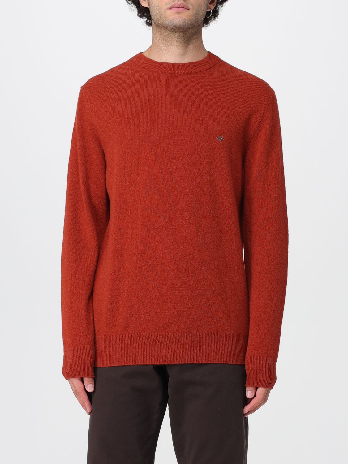 Brooksfield Sweater Men Color Brown In Red