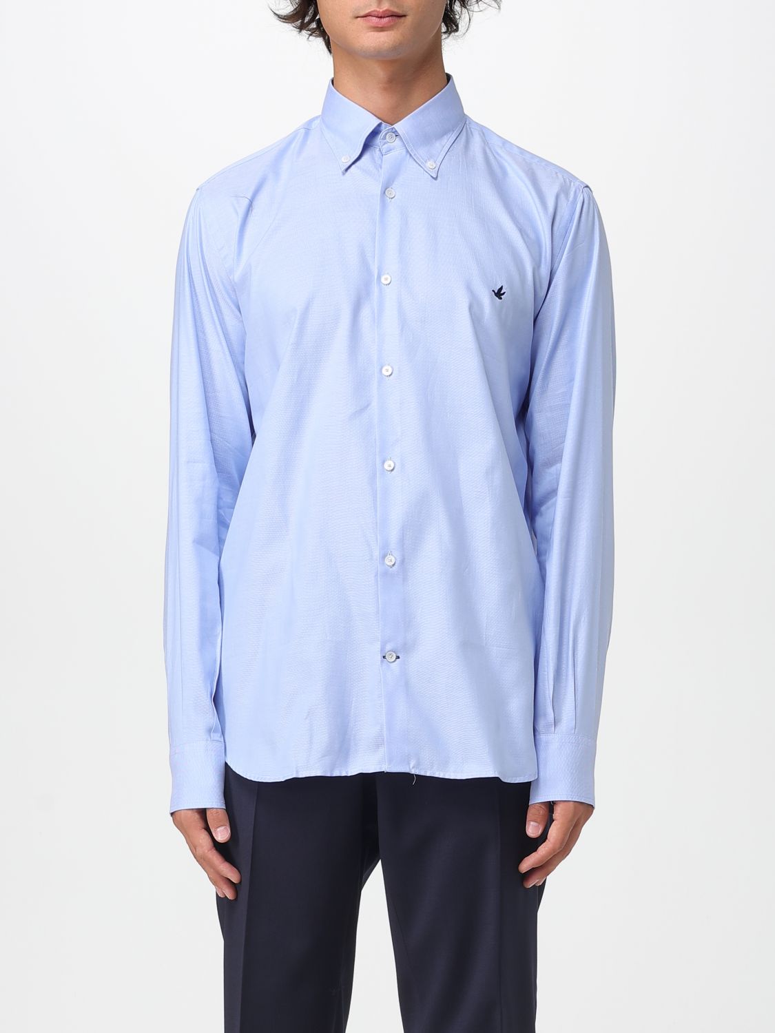 Brooksfield Shirt  Men Color Sky Blue