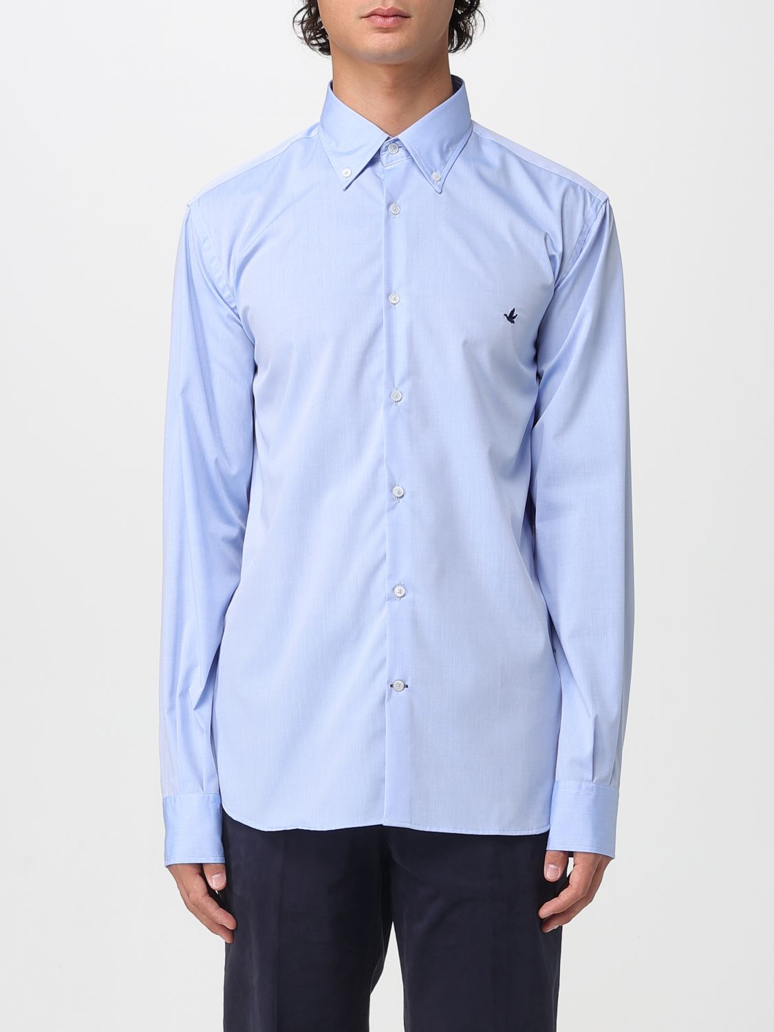 Brooksfield Shirt Men Color Sky Blue In Blue