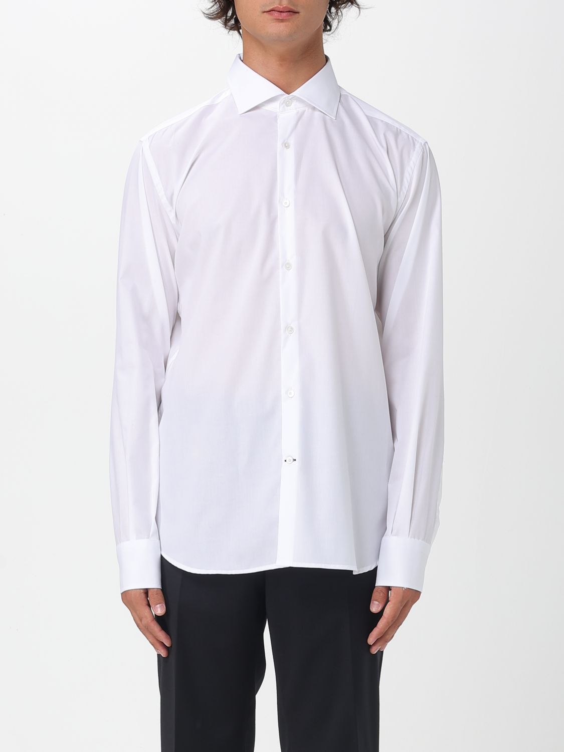 Brooksfield Shirt  Men Color White
