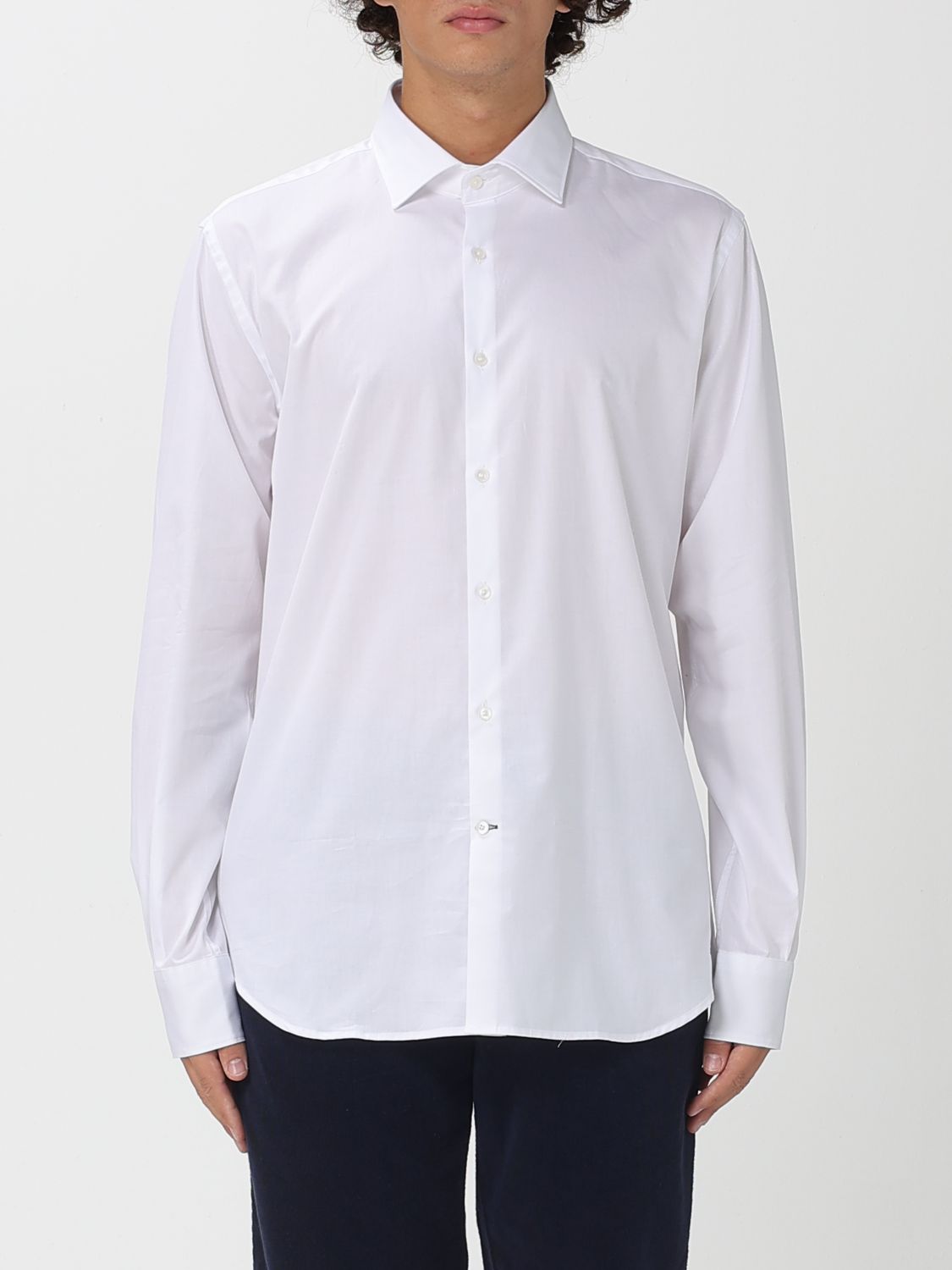 Brooksfield Shirt Men Color White In White