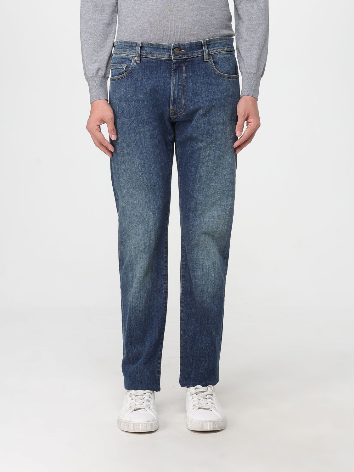 Brooksfield Jeans Men Color Denim In Black