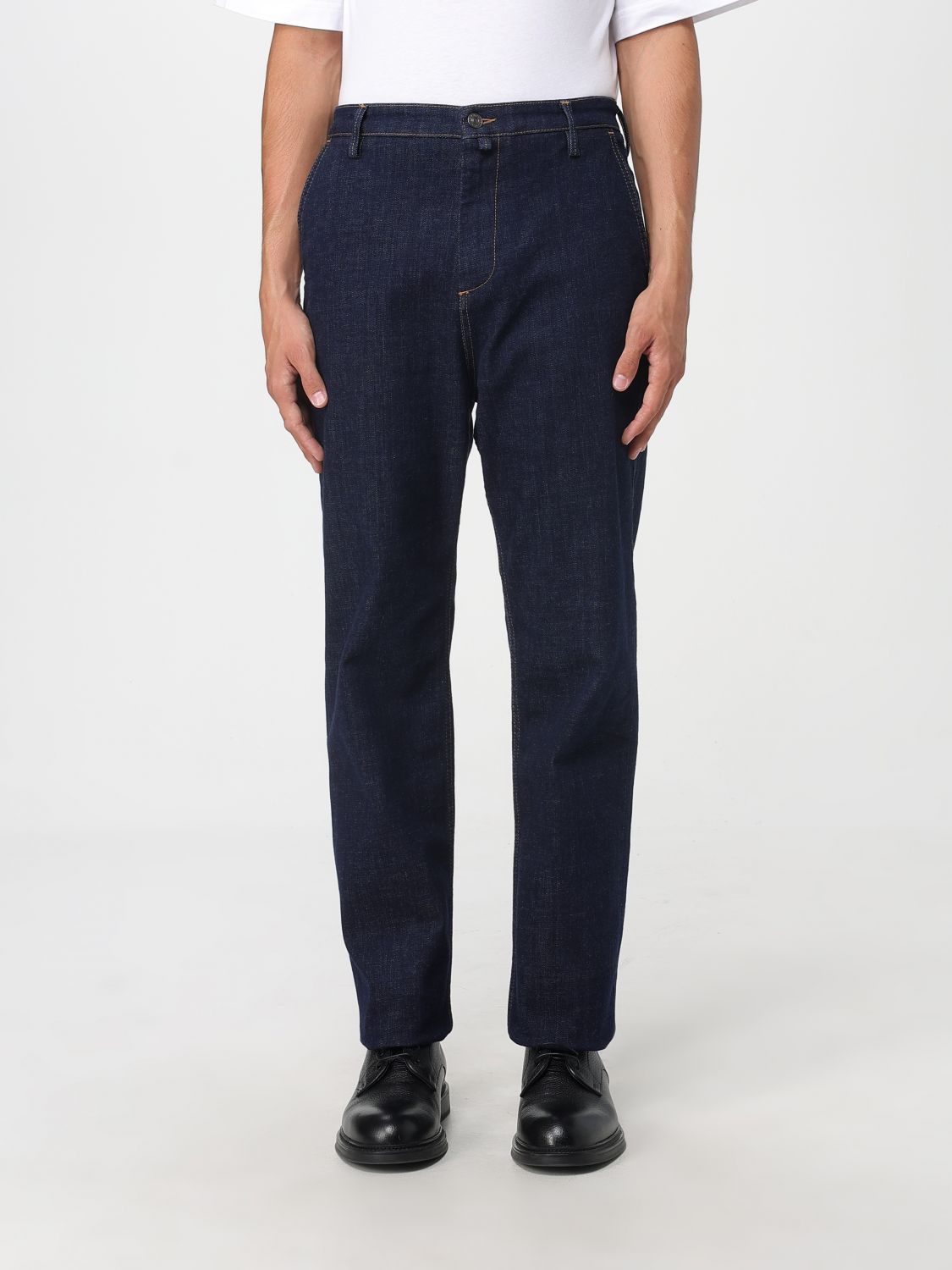 Brooksfield Jeans Men Color Denim In Black