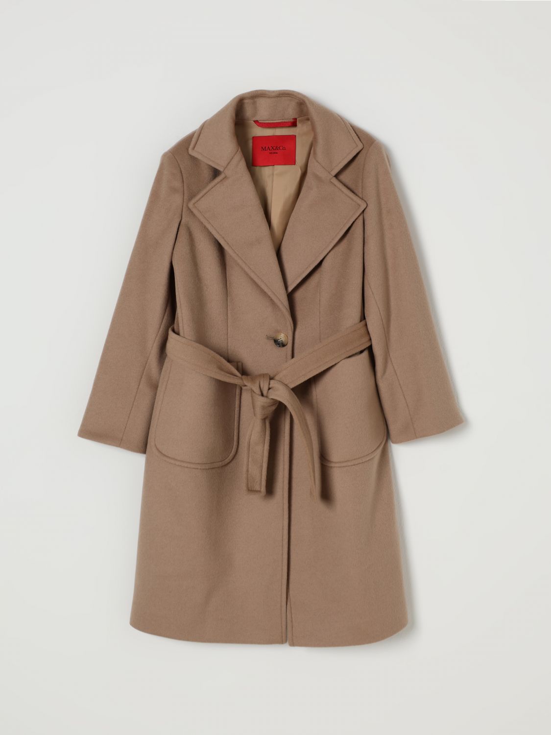Max & Co. Kid Coat  Kids Color Camel In Brown